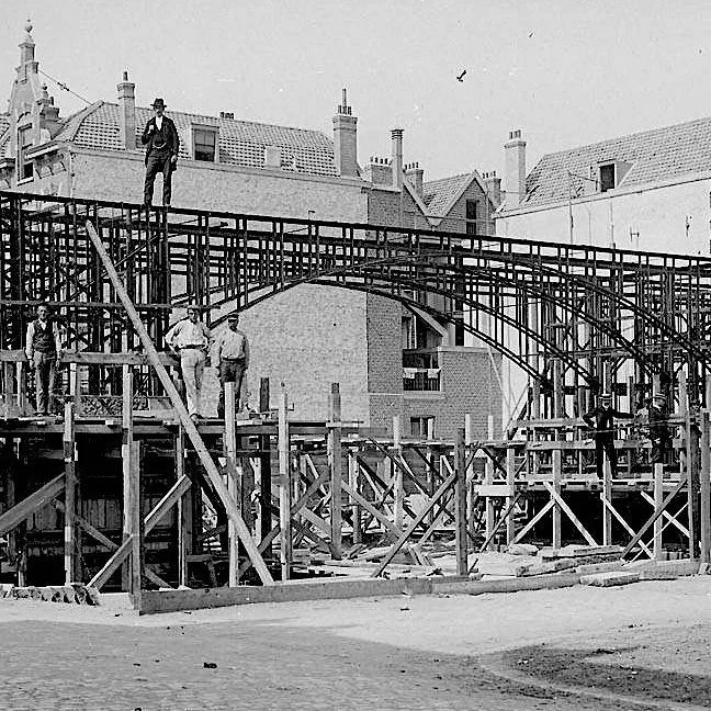 De Hofbogen in aanbouw